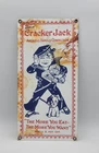 Vintage Cracker Jack Porcelain Enameled Metal Sign