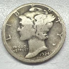 1924 MERCURY SILVER DIME ACTUAL COIN Get More Today & Save