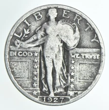 1927 Standing Liberty Quarter AC Average Circ