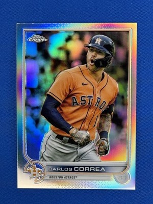 2022 Topps Chrome #213 Carlos Correa Refractor Astros