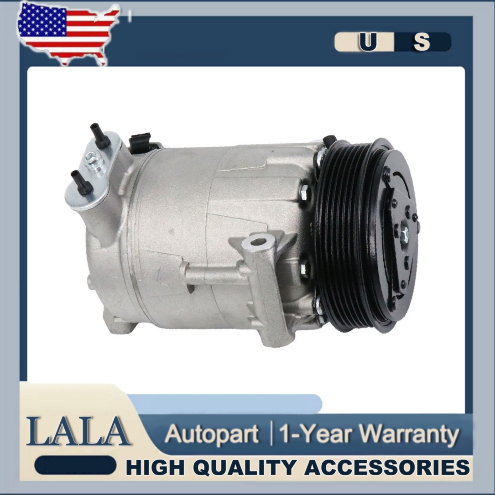A/C Compressor 333332 Fits Maserati Ghibli newer Quattroporte Levante 3.0L Only