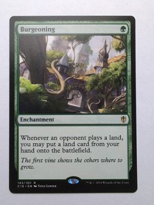 Burgeoning - Commander 2016 #143 Rare