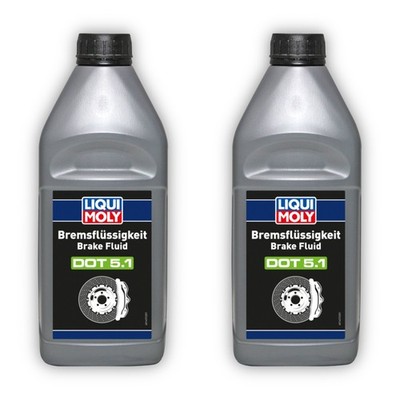 2x 1L LIQUI MOLY 21162 Bremsflüssigkeit DOT 5.1 Bremse Flüssigkeit Brake Fluid
