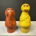 1973 Snuffleupagus & Big Bird Vintage Sesame Street Fisher Price Little People