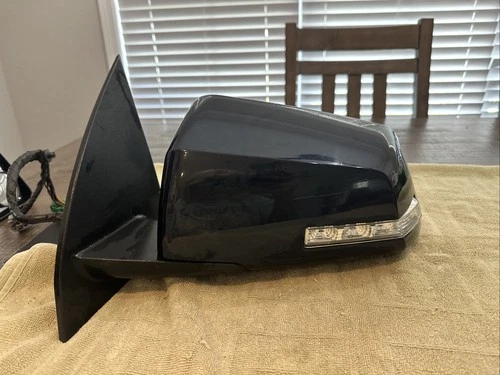 2011 Acadia Traverse Outlook Left Driver LH Side View Door Mirror OEM Dark Blue