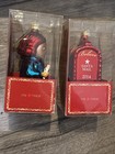 2 NB Macy's Yes Virginia X-Mas Santa Mail Mailbox Glass Ornament 2014 New in Box — photo 6
