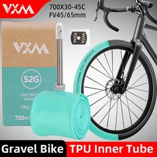 VXM Ultra-Light TPU Road Bike Cycling Inner Tubes 700x30-45C Heat-Resistant