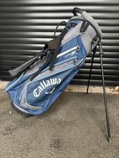 Callaway Double Strap Stand Golf Bag Blue 7 Way Divider