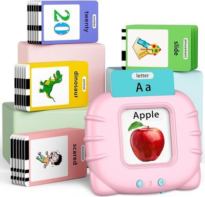 Happy world Card Early Education Device baby imagination development Pink