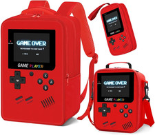 School Backpack for Boys,3Pcs Gamer Boys Backpack with Lunch Box Set for Kids Ch