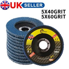 Flap Grinding Sanding Discs 115mm 4.5" Angle 40 and 60 Grit Great For Mild Steel 7.59 per disc