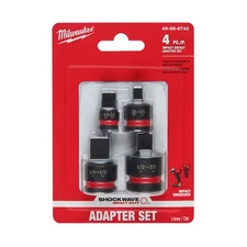 Milwaukee 49-66-6742 SHOCKWAVE Impact Duty™  1/4"-1/2"Drive  Adapter Set