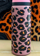Owala FreeSip 32oz Insulated Stainless Steel Water Bottle Leopard Pink