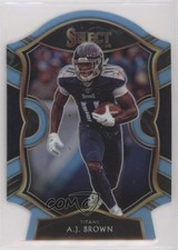 2020 Panini Select Concourse Light Blue Prizm Die-Cut AJ Brown #43 i5f