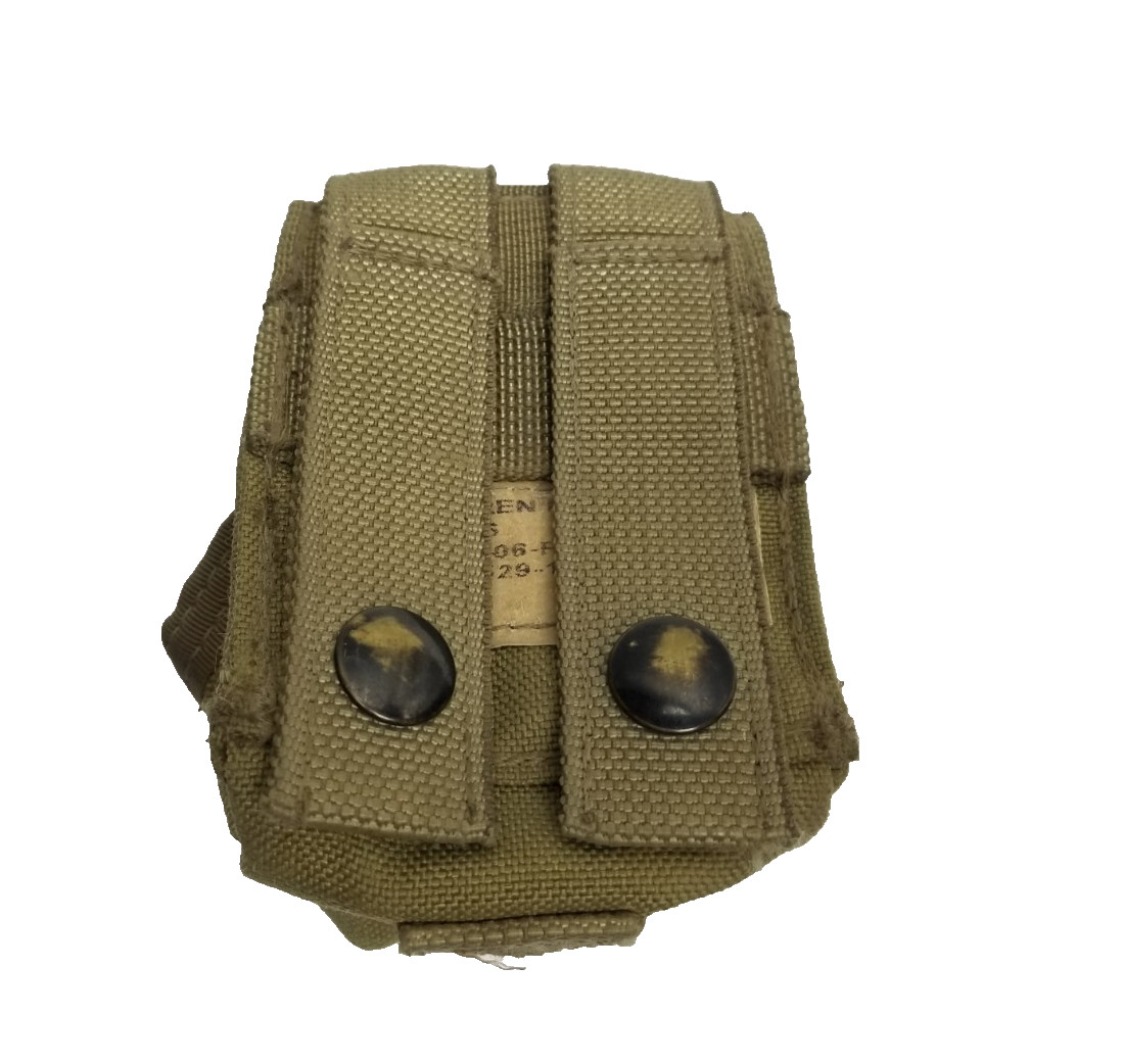 USGI Military Eagle Industries MOLLE II Frag Hand Grenade Pouch Khaki - USED