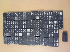 Vintage Double Nine dominoes 54 dominoes plus one blank piece from different set