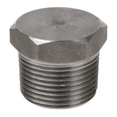 GRAINGER APPROVED 4307000452 Hex Head Plug, 304 SS, 1/4 in,Male NPT 1RRG6