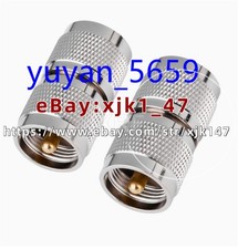 50Pcs UHF PL-259 Male to UHF PL-259 Male Straight RF Coaxial Connector /xjk