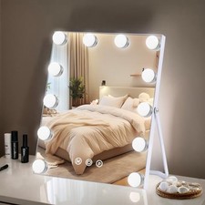 Makeup Mirror, Vanity Mirror with Lights, Hollywood Mirror with 12 12"L x 10"W
