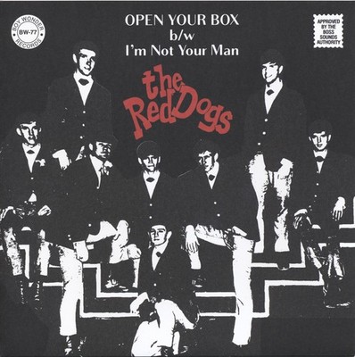 THE RED DOGS Open Your Box vinyl 7'' garage punk beat 65/66 UNRELEASED ACETATES