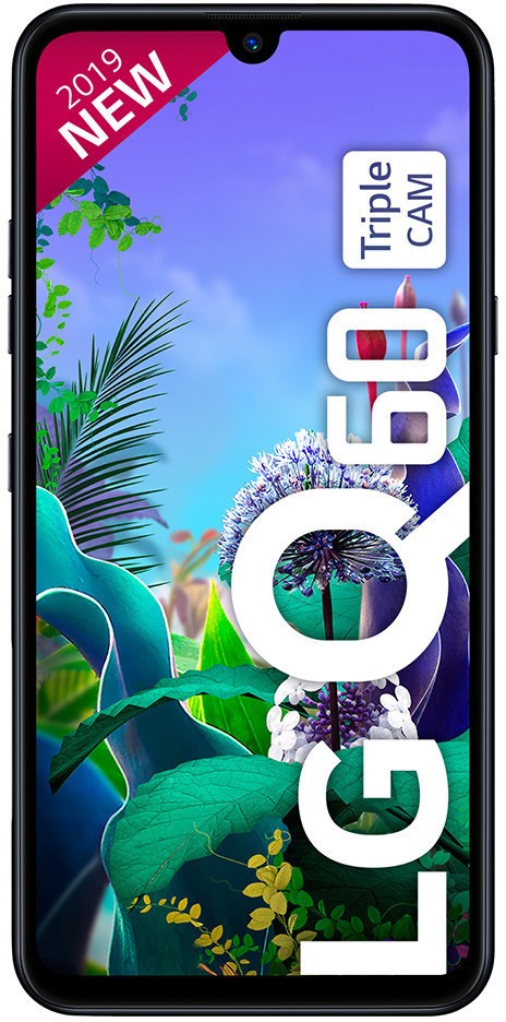 LG Q60 64GB Single-SIM New Aurora Black ohne Simlock Hervorragend - Refurbished