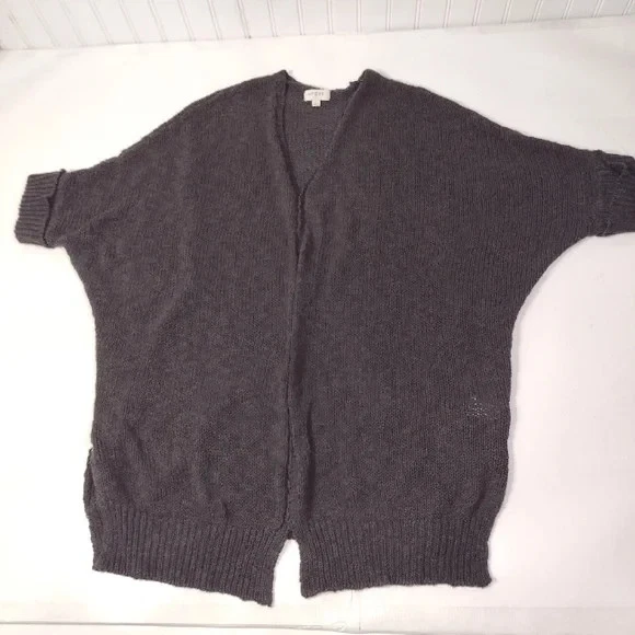 Umgee Women's Dark Grey Open Front Cardigan/Sweater Size (L) - Image 4 of 4