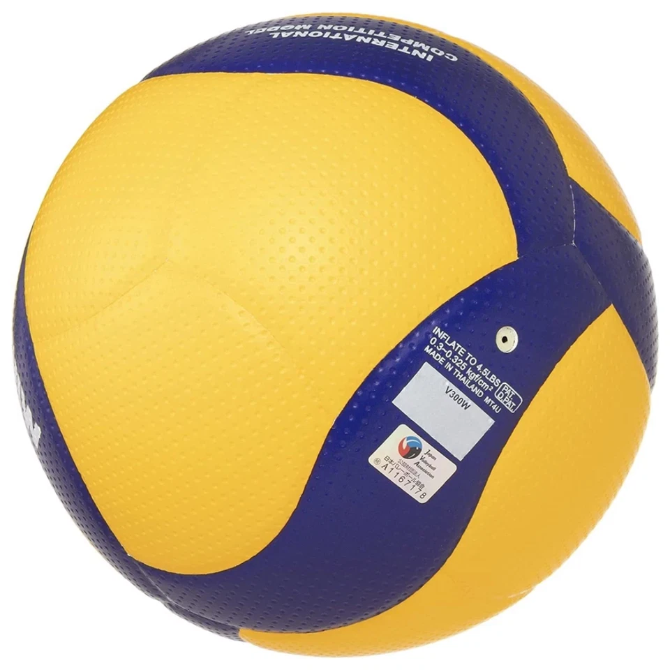 Mikasa V300W Official Volleyball High Quality Indoor Outdoor Ball Yellow-Blue - Image 3 of 4
