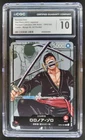 2022 ONE PIECE JP RORONOA ZORO LEADER MANGA ALT ART 25TH OP01-001 CGC 10 C PT