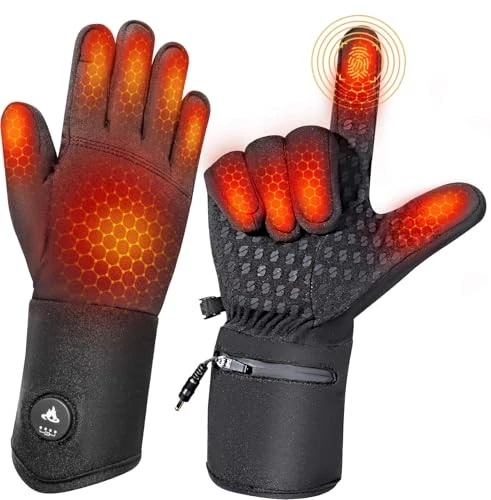 PBUKER HEATED GLOVES LINERS MEN/WOMEN-THIN ELECTRIC WARMING GLOVES,BK, 2XL
Opens in a new window or