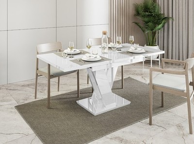 Esstisch ausziehbar 120-160 cm MASIV modernes Design pflegeleicht, Montage