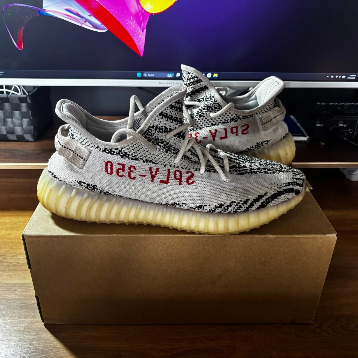 Las mejores ofertas en Yeezy 350 V2 Zebra Boost White | eBay