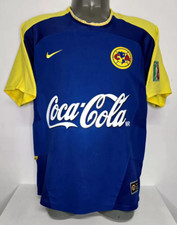 NIKE AMERICA MEXICO LIBERTADORES 2004 BLANCO S AWAY ORIGINAL SOCCER JERSEY SHIRT