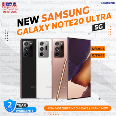 NEW SAMSUNG GALAXY NOTE 20 ULTRA 5G 512GB/128GB 6.9'' UNLOCKED IN STOCK FAST SHIP