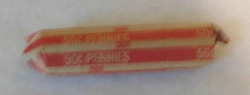 PB01  2013 LINCOLN SHIELD  PENNY 50 COINS (MIXED P,D)   CIRCULATED  ROLL 1C CENT