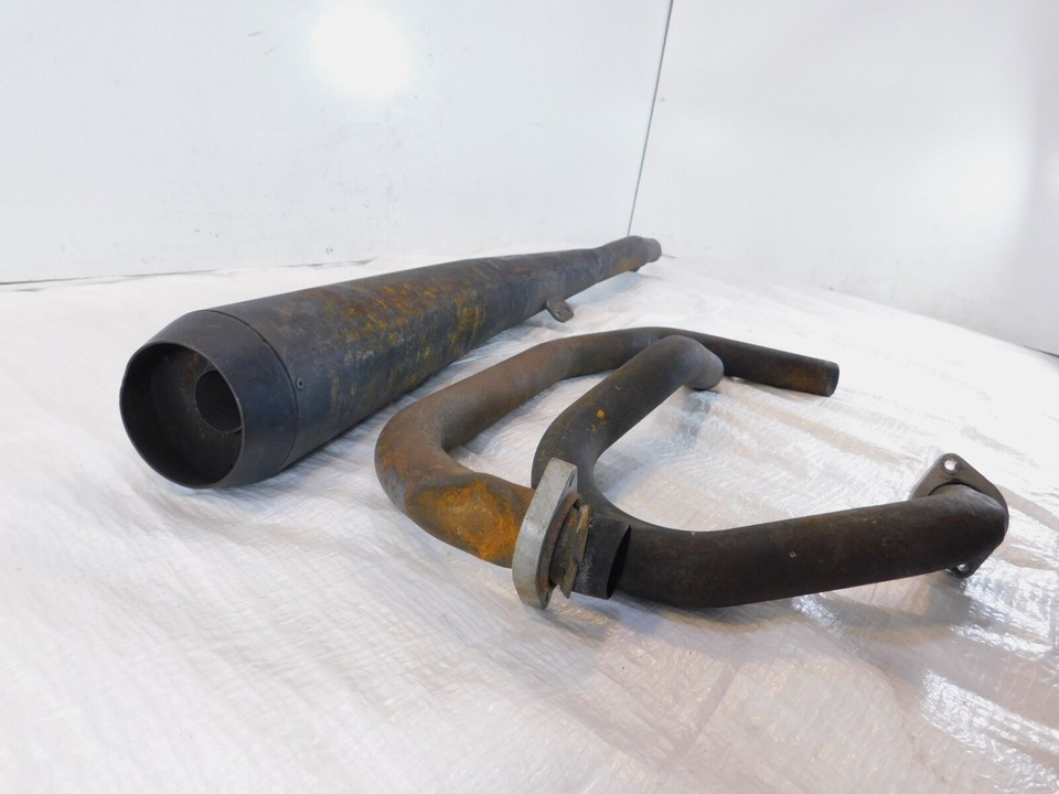 BMW Airhead R80RT R100RS R100RT R100/T 2-into-1 Exhaust Muffler Header ...