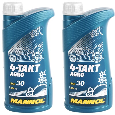 2 LITER MANNOL 4-TAKT ÖL SAE 30 API SG JASO MA/MA2 MOTORÖL 4T GARTEN GERÄTE