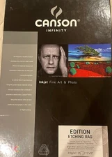 Canson Infinity Rag graphique Smooth Matte Photo Paper (13x19"), 21/25 Sheets