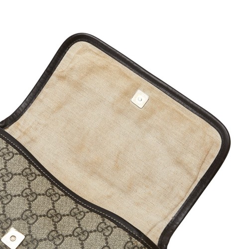 GUCCI GG Supreme Diagonal shoulder bag Shoulder Bag 223666 Women 【Used】 - Picture 8 of 12