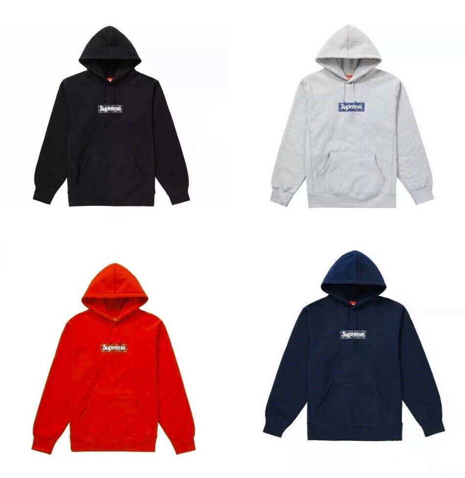 Supreme Bandana Box Logo Hooded Sweatshirt-Medium-Hoodie M Black