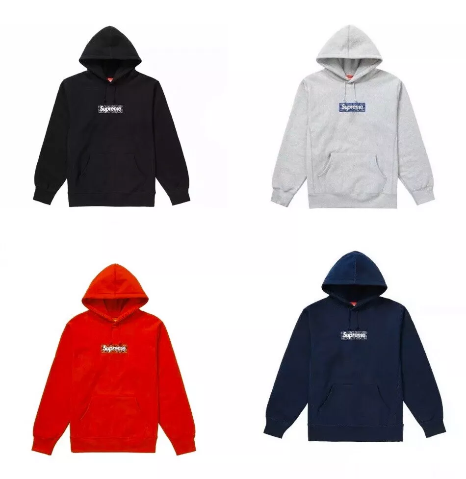 Supreme Men's Bandana Box Logo Hooded Sweatshirt