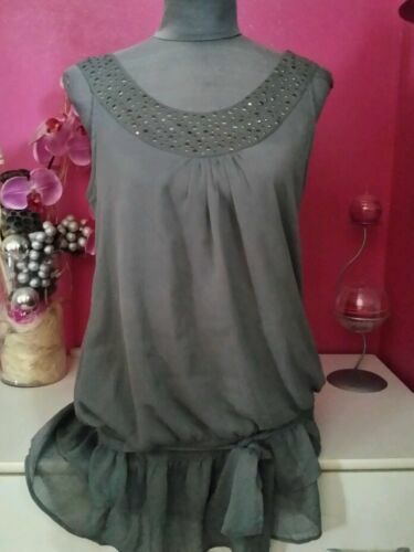 Robe De Soirée Noire KIABI Taille S (36/38) - Neuve Avec étiquettes, Longueur Genou, Pour Une Occasion Chic
