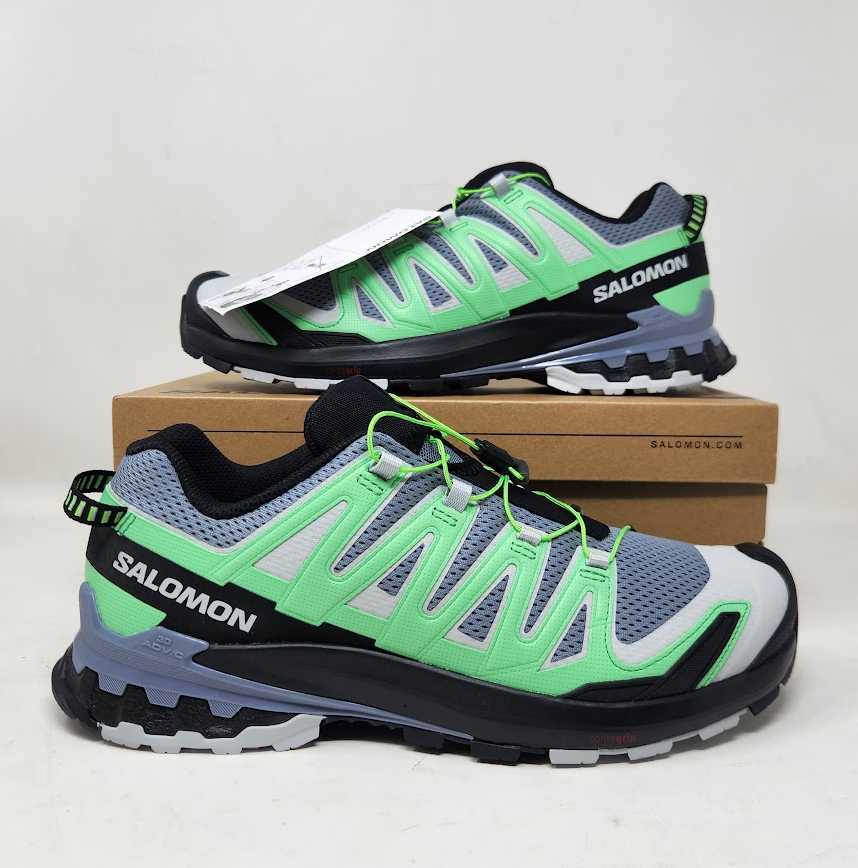 Nuove sneakers da treno uomo 10 5 Salomon XA Pro 3D V9 Flint Stone Green Gecko