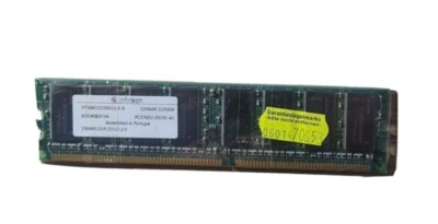 Infineon HYS64D32300GU - 6 - B 256 MB, DDR, 333, CL2.5 32M x 64 SDRAM