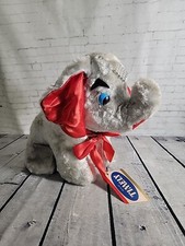 Vintage 1950 s-1960 s Mohair Elephant Timely Toys Brooklyn, N.Y. With Tags