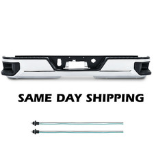 Chrome Rear Step Bumper Face Bar For 2019-2025 Chevy Silverado Gmc Sierra