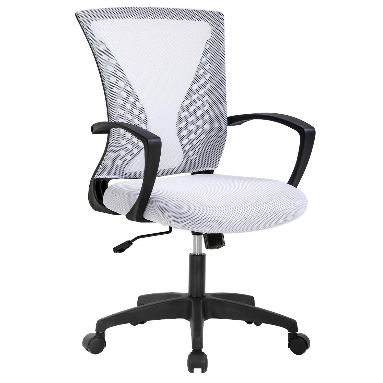 Desk Computer Mesh Executive Task Rolling Gaming Swivel Modern Adjustable wit...