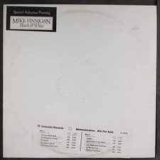 MIKE FINNIGAN: black and white COLUMBIA 12" LP 33 RPM
