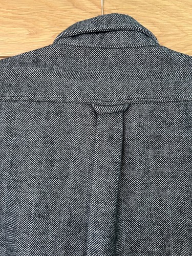 Trespass Black Herringbone Button Up Overshirt Jacket Size S - Picture 11 of 12
