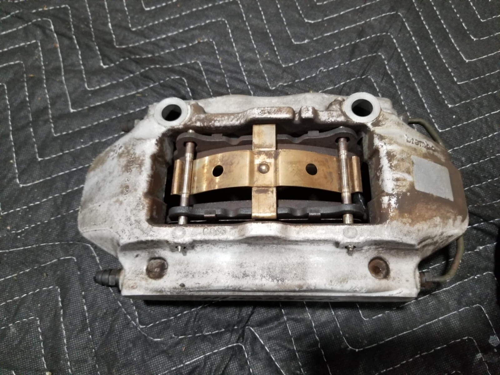 14-17 2017 Maserati Ghibli  FRONT LEFT & RIGHT BRAKE CALIPER GRAY BREMBO #116