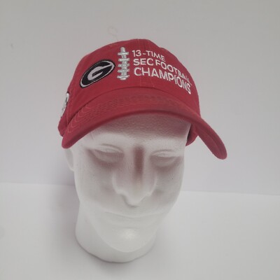 Georgia Bulldogs Hat Top Of The World 13x Sec CHAMPS ADJUSTABLE